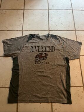 Riverbend Bears Team 13 Men's Gray Athletic Jersey